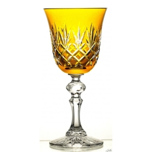 Crystal wine glasses 170 ml colored SET of 6