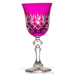 Crystal wine glasses 170 ml colored SET of 6