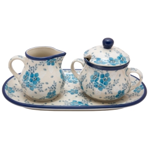 Sugar bowl and milk jug SET