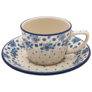 Tee Kaffee TASSE 200 ml mit Untertasse