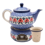 Teapot 900 ml with tea infuser and warmer