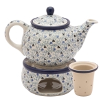Teapot 900 ml with tea infuser and warmer
