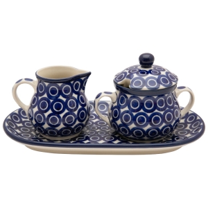 Zuckerdose und Milchkännchen SET