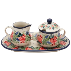 Zuckerdose und Milchkännchen SET