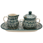 Zuckerdose und Milchkännchen SET