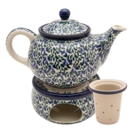Teapot 900 ml with tea infuser and warmer