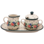 Sugar bowl and milk jug SET