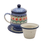 MUG 250 ml with infuser and saucer