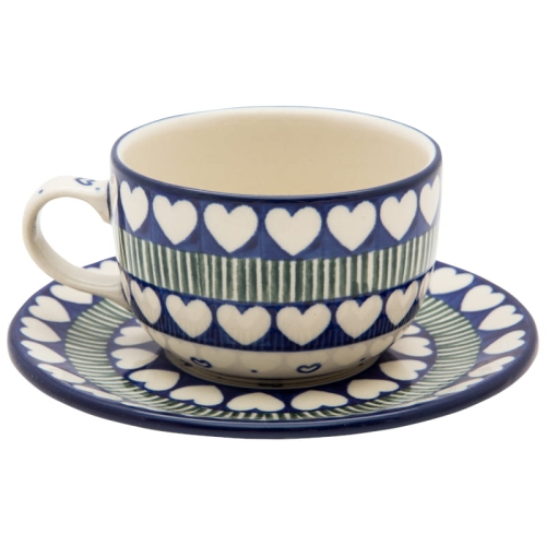 Tee Kaffee TASSE 200 ml mit Untertasse 768-0375N.jpg