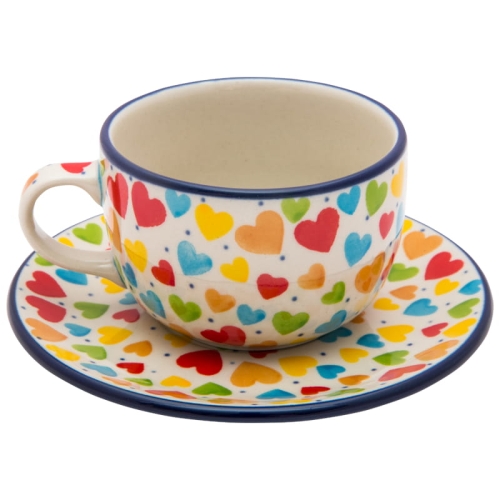 Tee Kaffee TASSE 200 ml mit Untertasse 768-U4833.jpg