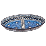 Servierplatte Zweigeteilt 22.5 cm