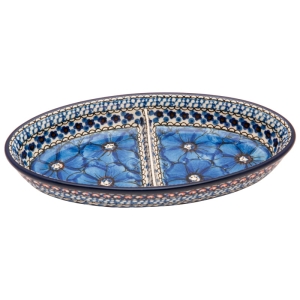 Servierplatte Zweigeteilt 22.5 cm