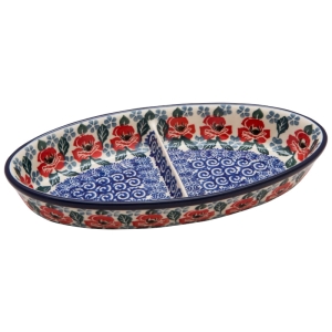 Oval DIVIDED PLATTER 22.5 cm