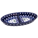 Półmisek dzielony owalny 22.5 cm