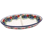 Oval DIVIDED PLATTER 22.5 cm