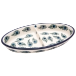 Oval DIVIDED PLATTER 22.5 cm