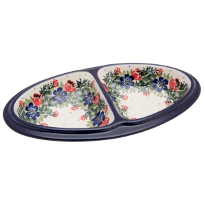 Servierplatte Zweigeteilt 23 cm