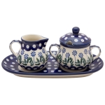Sugar bowl and milk jug SET