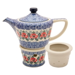 Teapot 500 ml with tea infuser and warmer