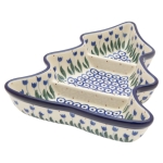 Three-part PLATTER BOWL Container Christmas tree 21 cm