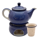 Teapot 900 ml with tea infuser and warmer