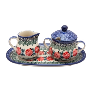 Zuckerdose und Milchkännchen SET