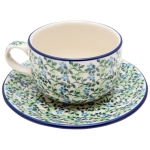 Tee Kaffee TASSE 200 ml mit Untertasse