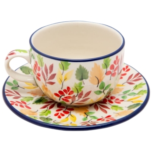 Tee Kaffee TASSE 200 ml mit Untertasse