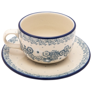 Tee Kaffee TASSE 200 ml mit Untertasse