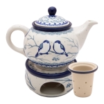 Teapot 900 ml with tea infuser and warmer