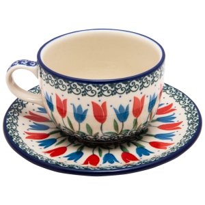 FILIŻANKA do herbaty kawy 200 ml ze spodkiem