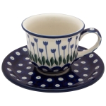 Tee Kaffee TASSE 150 ml mit Untertasse