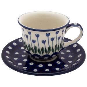 Tee Kaffee TASSE 150 ml mit Untertasse