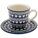 Tee Kaffee TASSE 200 ml mit Untertasse