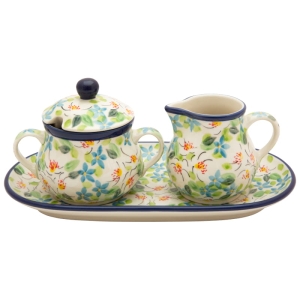 Zuckerdose und Milchkännchen SET