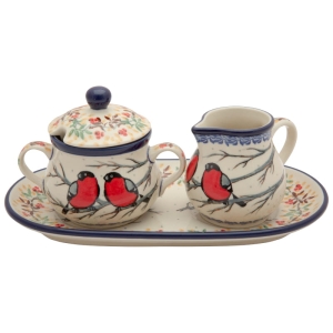 Zuckerdose und Milchkännchen SET