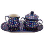 Sugar bowl and milk jug SET