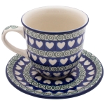 FILIŻANKA do herbaty kawy 300 ml ze spodkiem