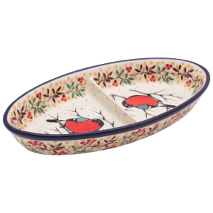 Servierplatte Zweigeteilt 22.5 cm