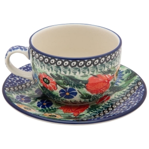 Tee  Kaffee TASSE 200 ml mit Untertasse