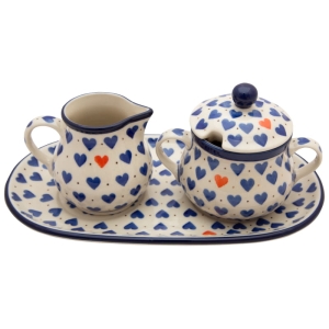 Zuckerdose und Milchkännchen SET