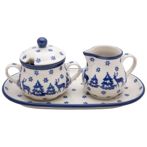 Sugar bowl and milk jug SET
