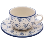 Tee  Kaffee TASSE 200 ml mit Untertasse