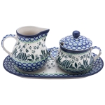 KOMPLET deserowy Cukiernica Dzbanek