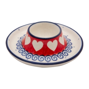 Flat egg cup