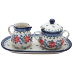 KOMPLET deserowy Cukiernica i Mlecznik