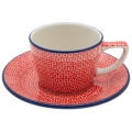 Tea-Coffee-200-ml-CUP-with-saucer-Squares-Polish-Pottery-E53-U4750.jpg