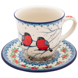 Tee  Kaffee TASSE 300 ml mit Untertasse