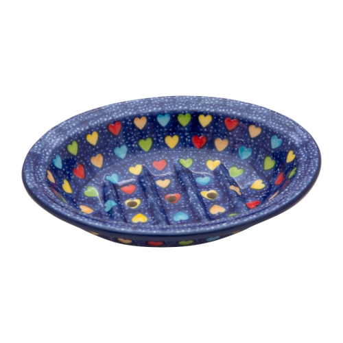 Soap-dish-14-cm-with-drainage-holes-Hearts-Polish-Pottery-879-U4835.jpg