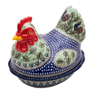 Hitzebeständige Auflaufform Henne 24 cm